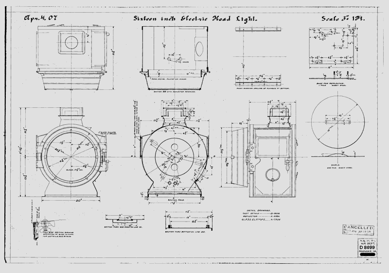 Sixteen Inch Electric Head Light