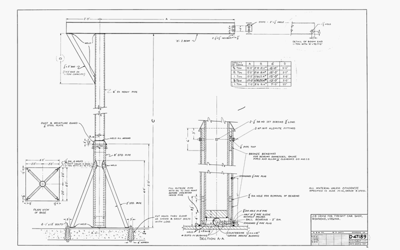 NWHS NW-D47189-NW Mech Dwg