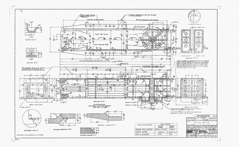 NWHS NW-D50442-NW Mech Dwg