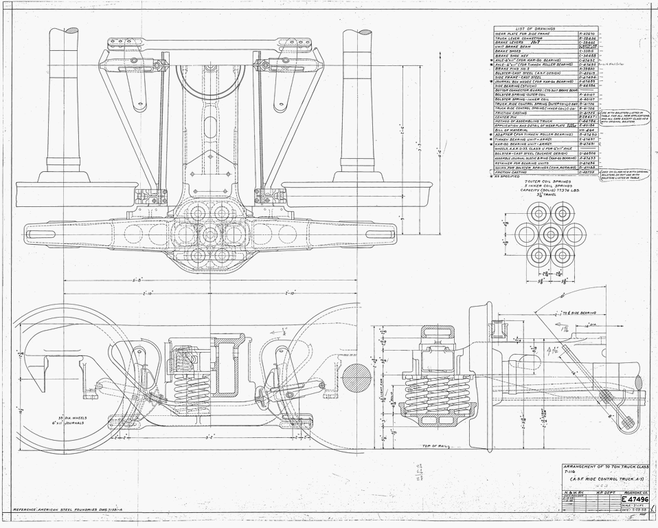 Arrangement of 70 Ton Truck (ASF Ride Control) Applies to Truck Class T116