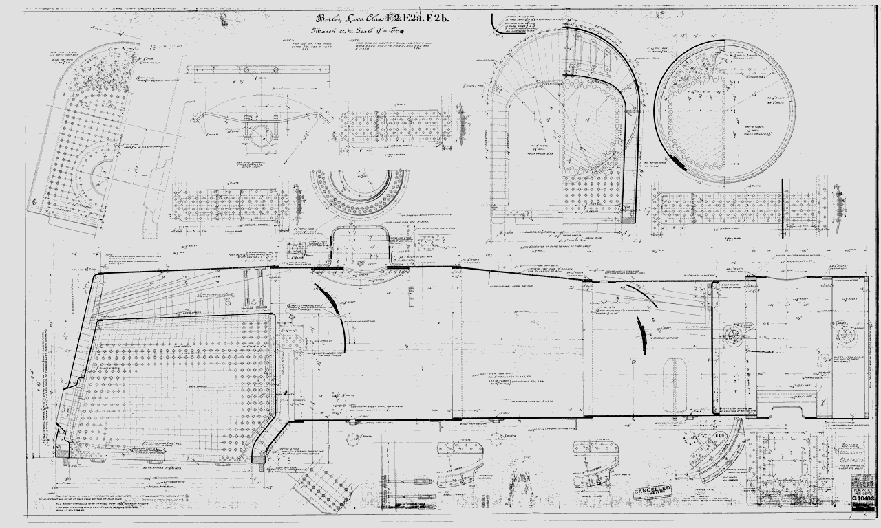 Boiler, Loco. Class E2a, E2b