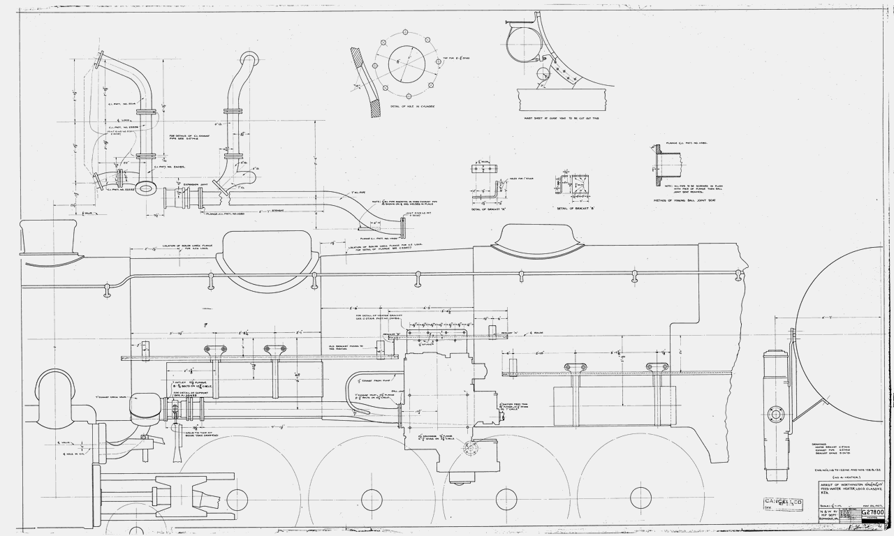 NWHS NW-G27800-NW Mech Dwg