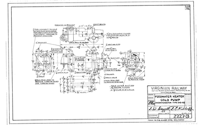 Feedwater Heater Cold Pump (Worthington Type SAS-35)