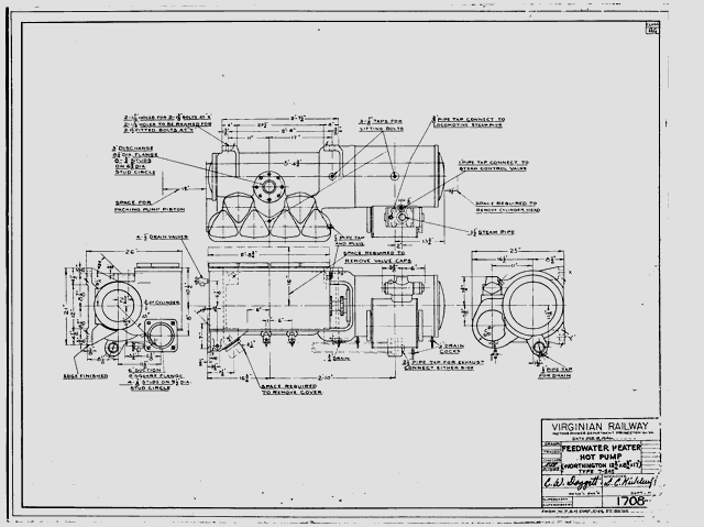 Feedwater Heater Hot Pump (Worthington 12 3/4" X 8 3/4" X 17") Type 7-SAS