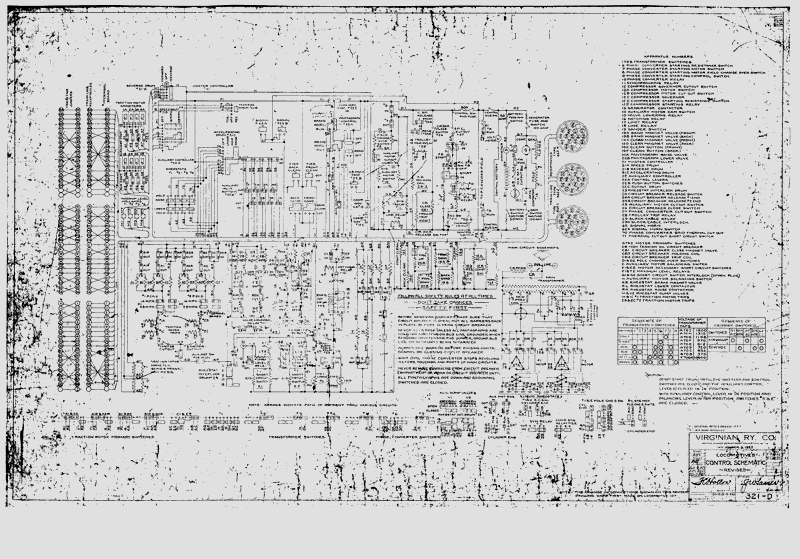 Locomotives, Control Schematic - Revised