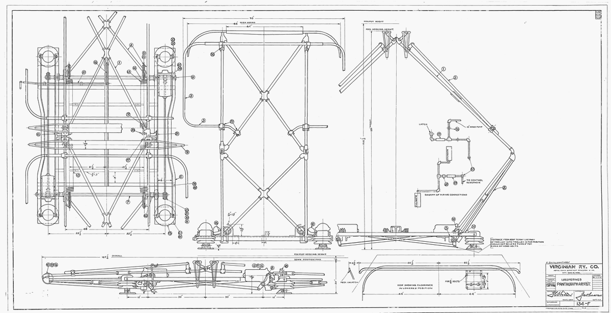 Locomotives, Pantagraph Arrangement