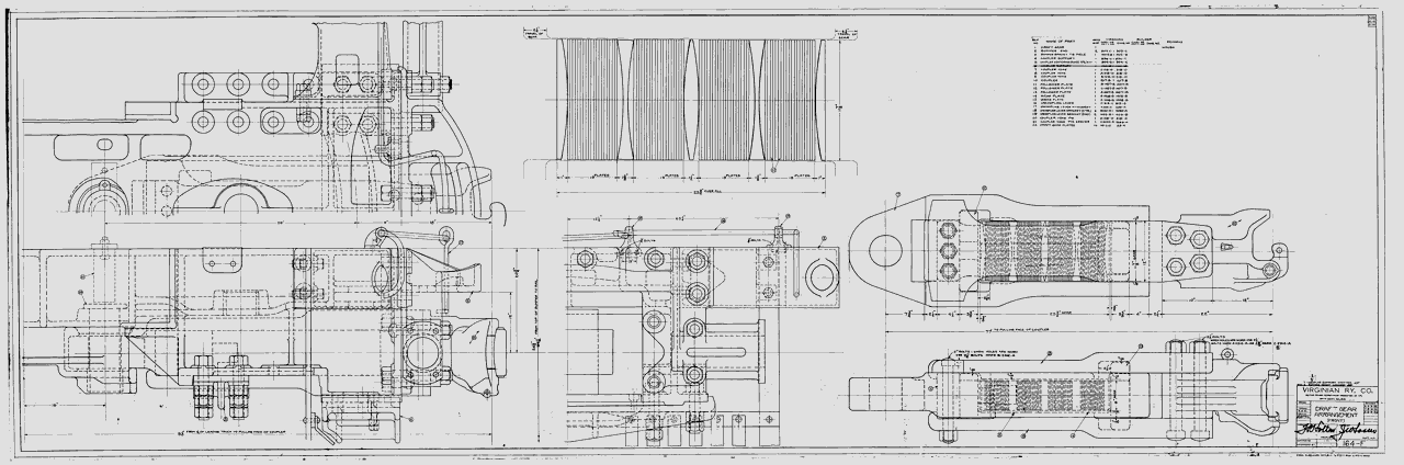 Draft Gear Arrangement (Front)