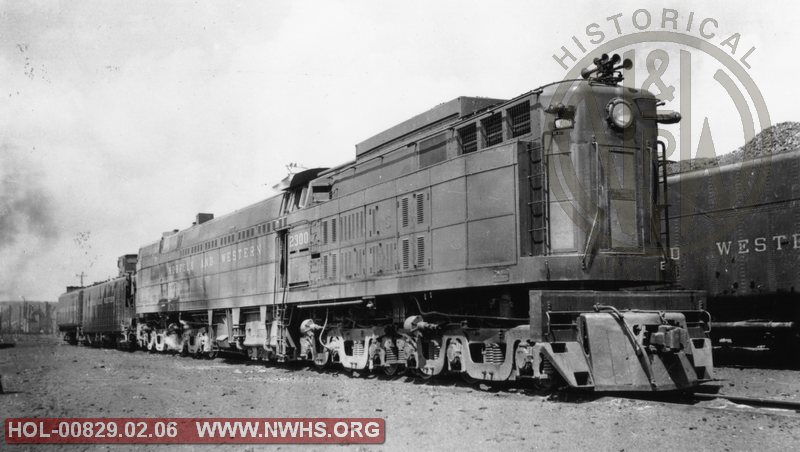 N&W TE1 2300 at Roanoke, VA