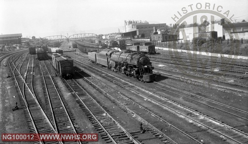 N&W Class A in Roanoke yards east bound, view looking west