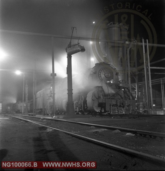 N&W Y6b 2183 at water column (night shot)