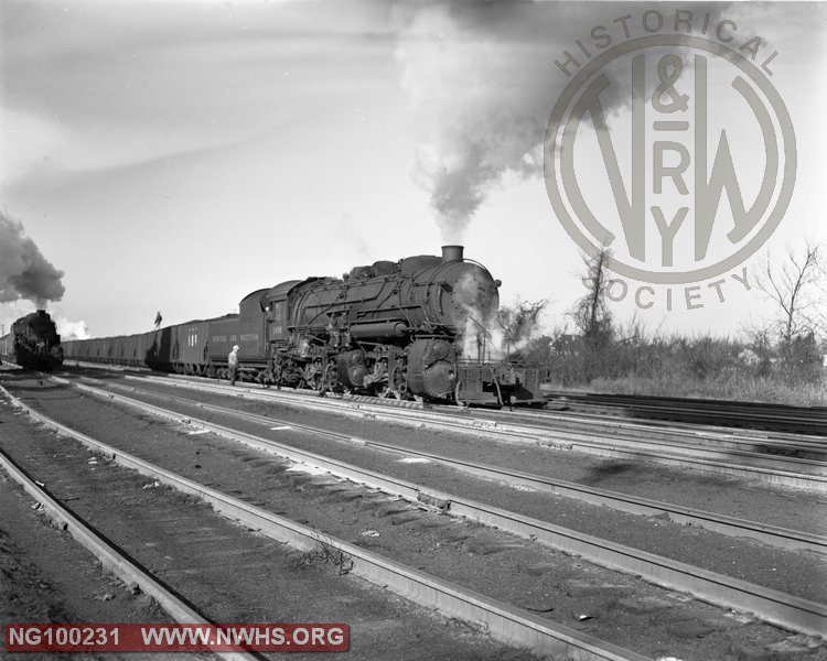 N&W Class Z1a/Z1b 1458 at Lamberts Point on coal train