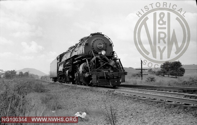 N&W Y6b 2192 at Bonsack, VA