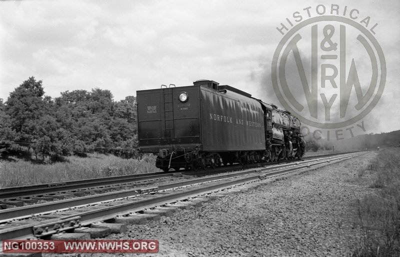 N&W Y6b #2192 with tender 220172 (30 tons) at Boaz