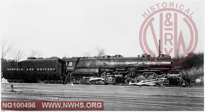 N&W Class Y6b #2197 at Roanoke,VA