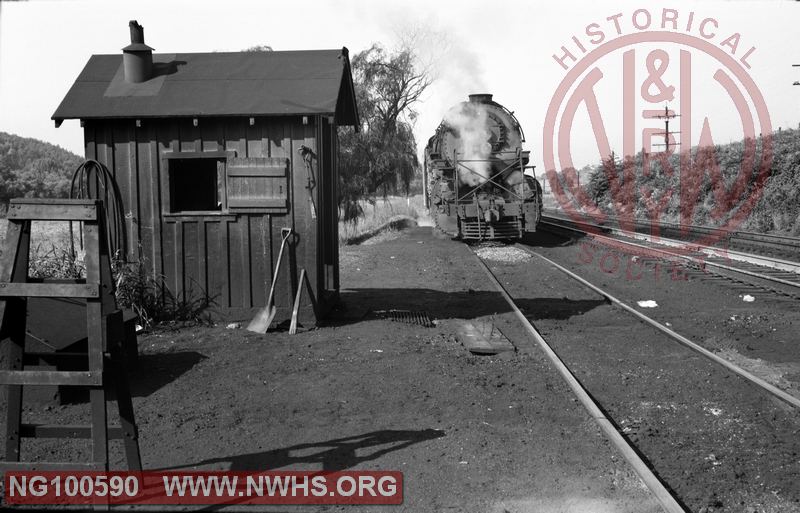 N&W helper shanty at Boaz, VA with Y6a 2163