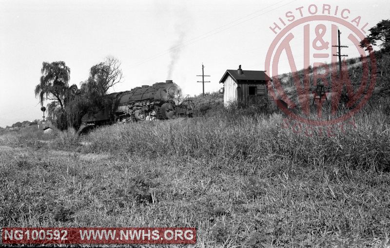 N&W helper shanty at Boaz, VA with Y6a 2163