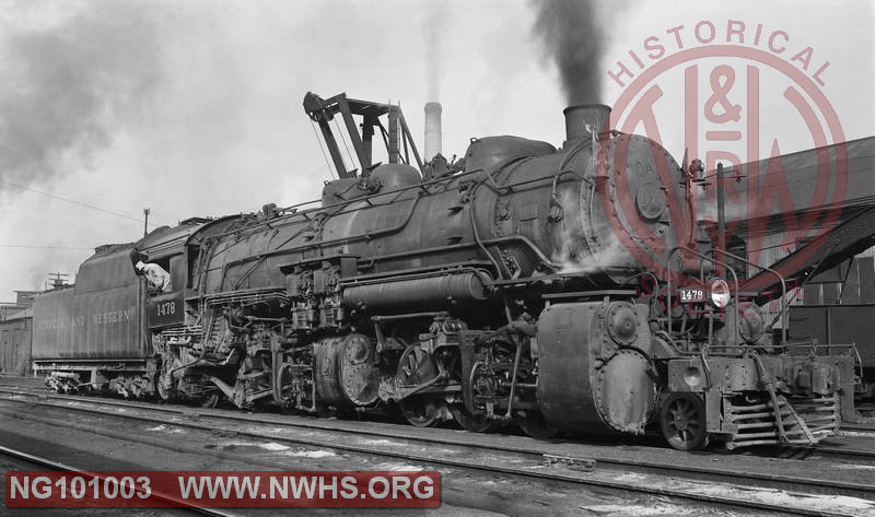 N&W Z1b 1478 at Bluefield, WV