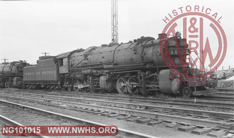 N&W Y2a 1707 at Roanoke, Va