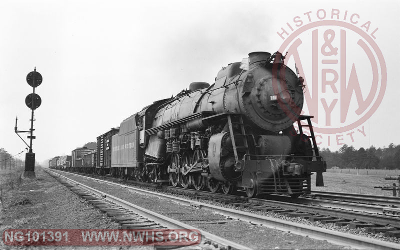 N&W K1 108 at west end of Crewe