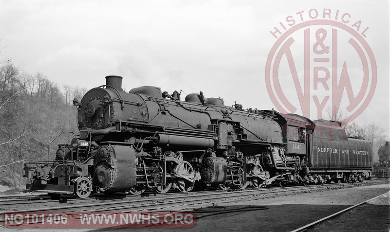 N&W Z1b 1442 at Lynchburg, Va