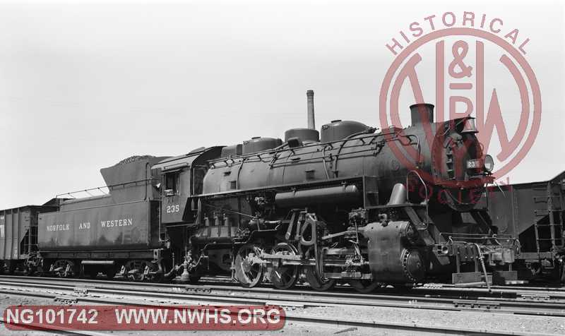 N&W Class S1a 235 at Norfolk Va