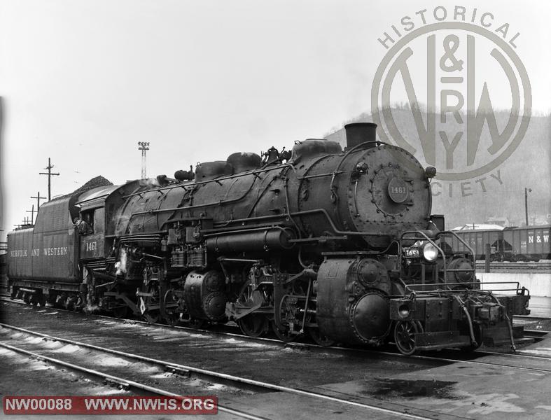 Class Z1b #1461 Right hand view @ Portsmouth OH-B&W