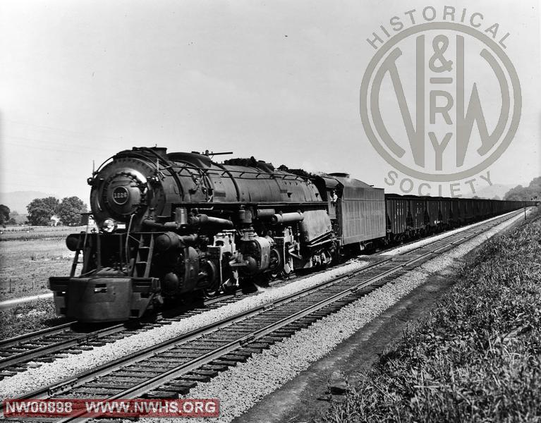 Class A #1226 Left 3/4 View - B&W - (Action) - George, Ohio