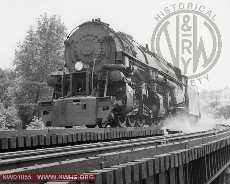 Class A #1216, Left7/8 View - B&W -  (Action) @Webster, VA