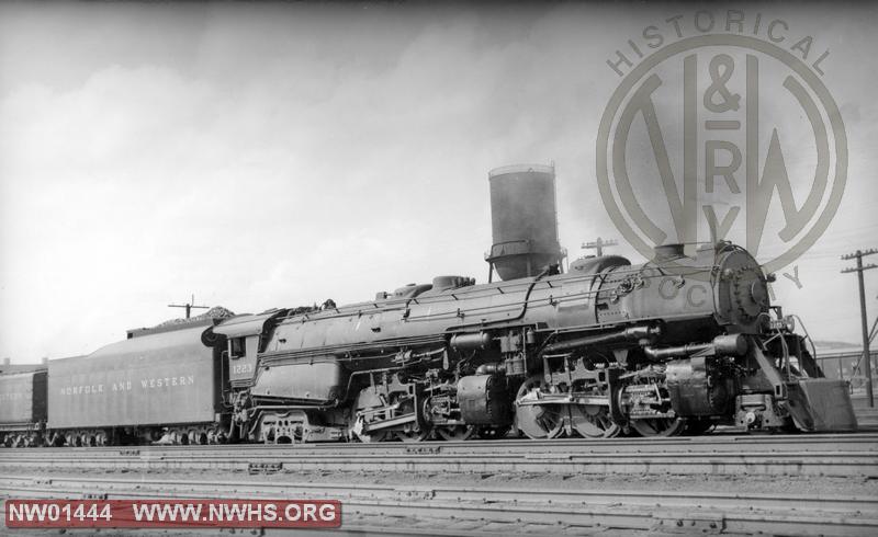 Class A #1223, Right Side View  - B&W, @ Crewe, VA