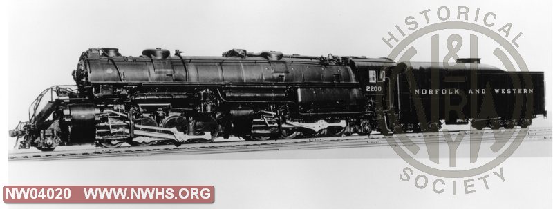  Class Y-6B #2200,B&W,Left Side View,(Builder Photo)