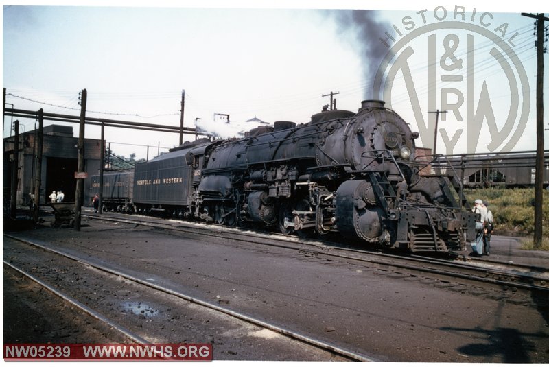 Y6a # 2157 Right Side 3/4 Color View at Roanoke, VA Aug. 27, 1958