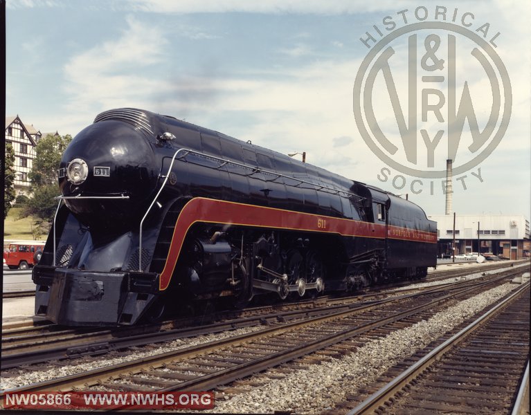 "Formal Picture" of N&W Class J 611 at Roanoke passenger station