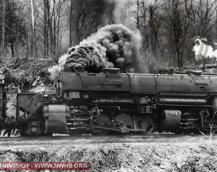 N&W Y6b 2195 at Weller Yard, VA