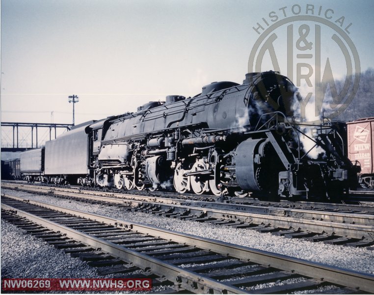 N&W Y6b 2200 Right Front 3/4 View at Bluefield, WV