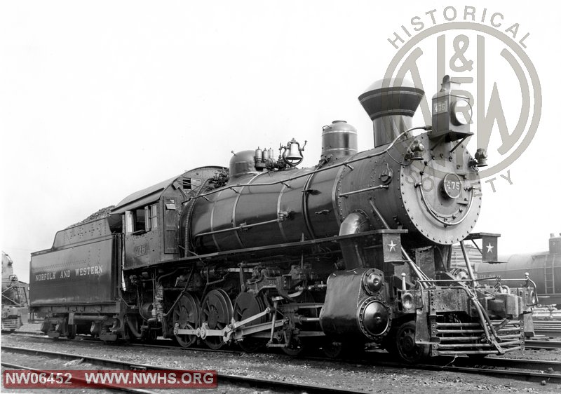 M # 475 Right Side 3/4 View Roanoke, VA Aug. 31, 1957