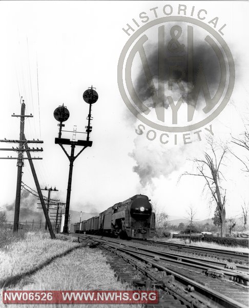 K2a 131 Right Side 3/4 Train View at Stanley VA in 1954