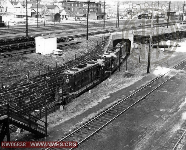 N&W GP9 625 Left Side 3/4 View at Portsmouth, OH Date Unknown