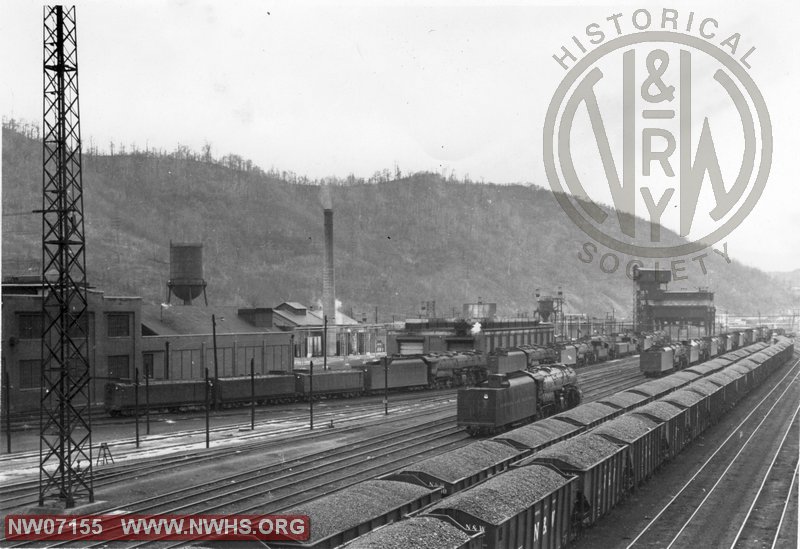 Williamson, WV Yard and Engine Terminal Feb. 11, 1960