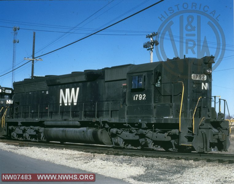 N&W Loco Class SD45 1792 Side View