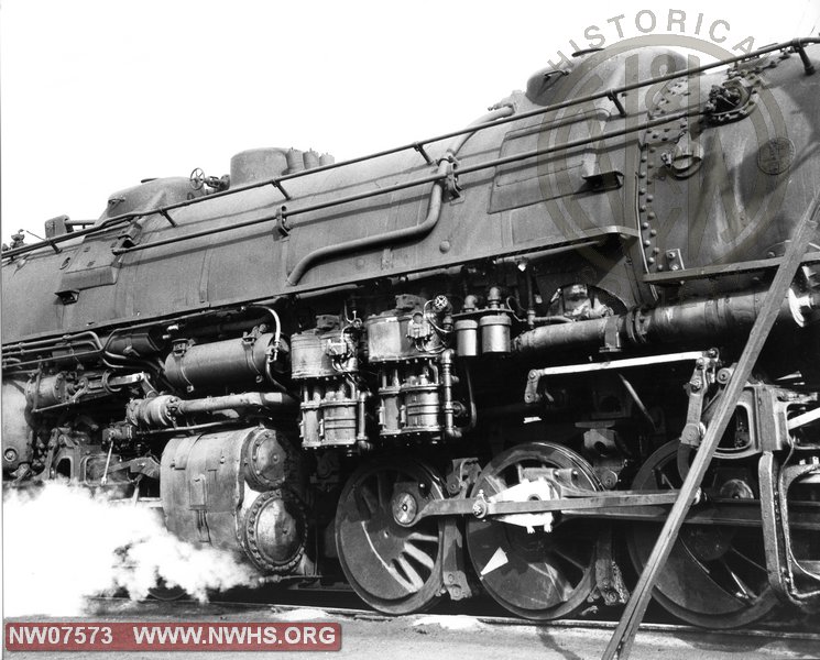 N&W Class Y6a 2165 Right Side View Roanoke,VA Aug. 29,1957