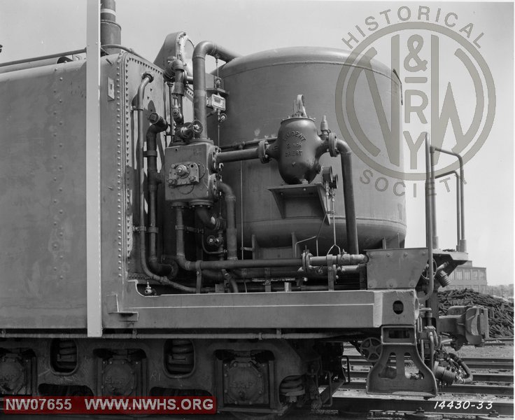 N&W Loco Class TE1 Builders Photo Water Tender at BLW