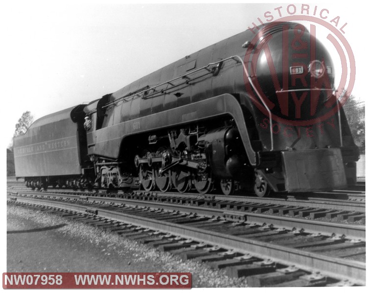 N&W Class J 601 at Portsmouth Ohio