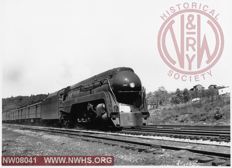 N&W Class J 601 with eastbound Pocahontas near Lynchburg, VA