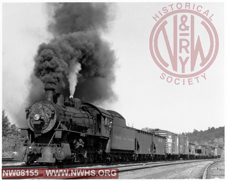 N&W Class M 405 probably on "Huckleberry" at Christiansburg, VA