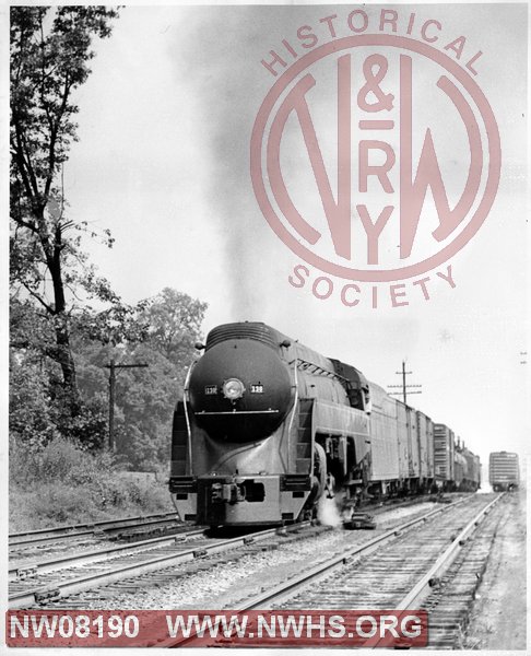 N&W Class K2a 130 with mixed train at Shenandoah Junction, WV