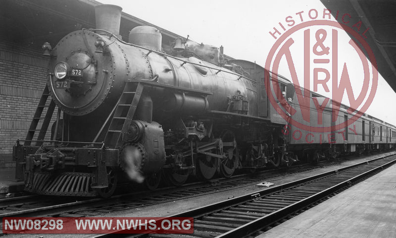 N&W E2a 572 at Lynchburg, VA