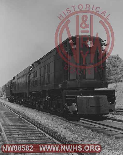 N&W Class TE-1 #2500 Jawn Henry posed for company and media photos at west end of Roanoke, Va. yard