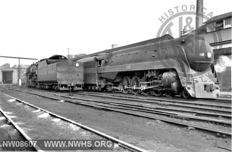 N&W Class K2a #135 at Bluefield, WV