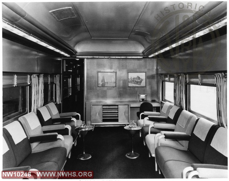 N&W passenger car interior