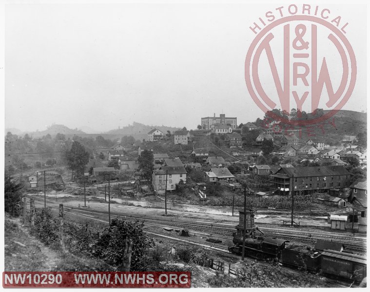 View of Pocahontas, VA looking towards Bluestone junction